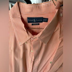 3x tall Ralph Lauren short sleeve button up